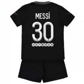 Camisolas de futebol Paris Saint-Germain Lionel Messi 30 Criança Equipamento 3ª 2021/22 Manga Curta
